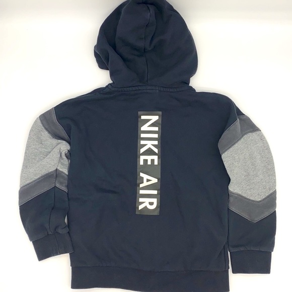 NIKE AIR FLEECE FULL-ZIP HOODIE BOYS S - Picture 5 of 7